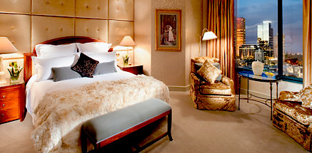 Luxury room at the Langham Hotel Melbourne