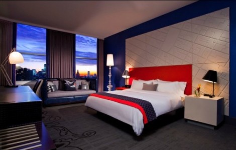 Room at the Starwood Hotel in New York